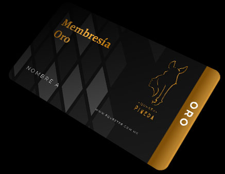 Tarjeta Membresía Oro